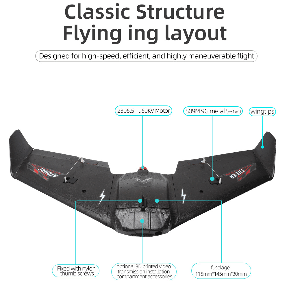 Atomrc Theer Bat FPV Aircraft Fixed Wing